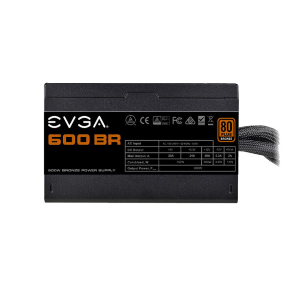 FUENTE  600W 80+ (BRONZE)  EVGA BR - Imagen 2