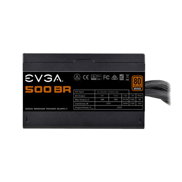 FUENTE 500W  80+ ( BRONZE) EVGA BR - Imagen 2