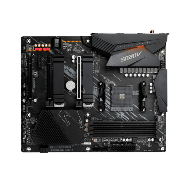 Mother Gigabyte B550 AORUS ELITE AX V2 DDR4 AM4 (Serie 3000/4000/5000) (9904) - Imagen 2